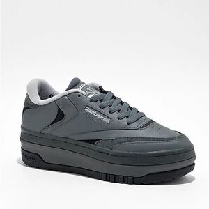Reebok Club C Extra Dark Grey Platform Shoes